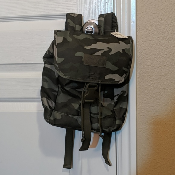mini camo backpack from pink